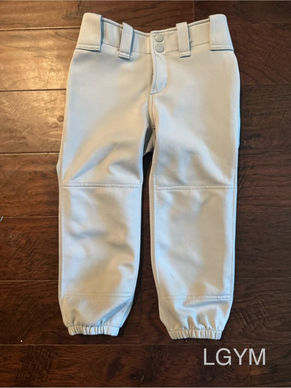Mizuno Youth Medium Light Gray Softball Pants